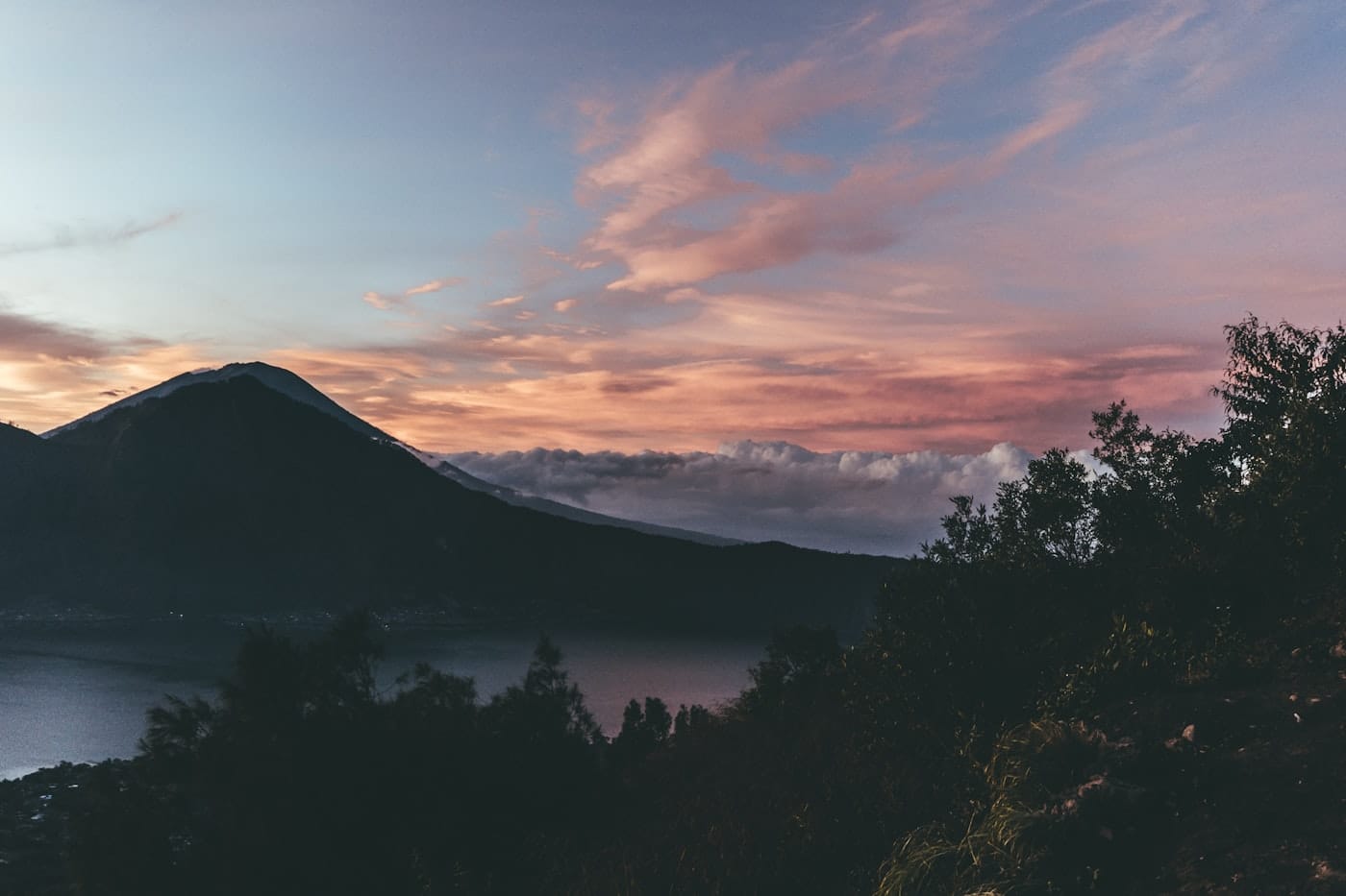 Amanecer en el Monte Batur